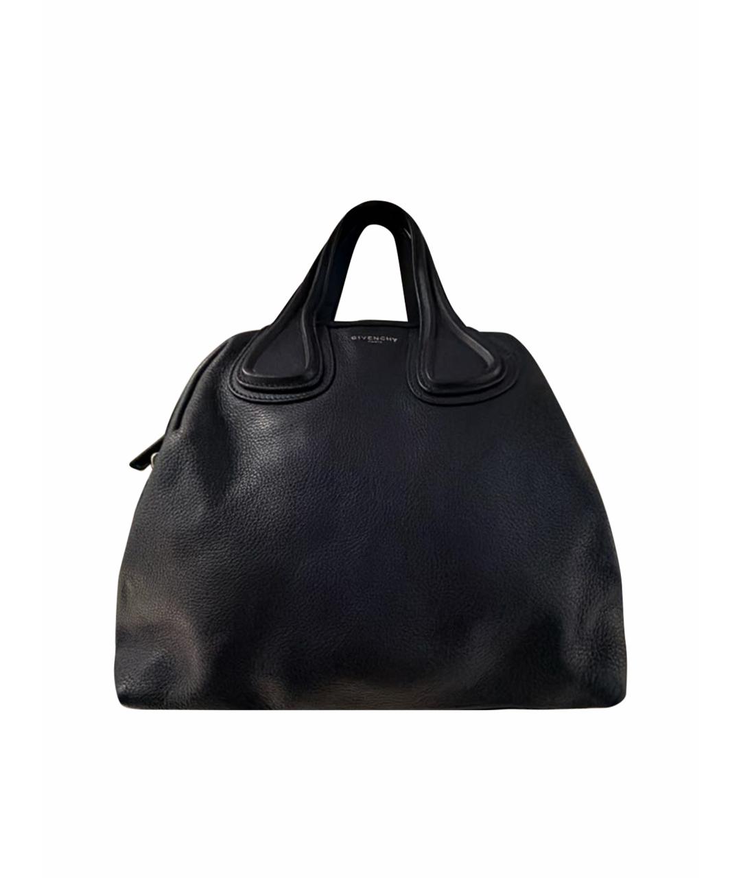 GIVENCHY Темно-синяя кожаная сумка тоут, фото 1