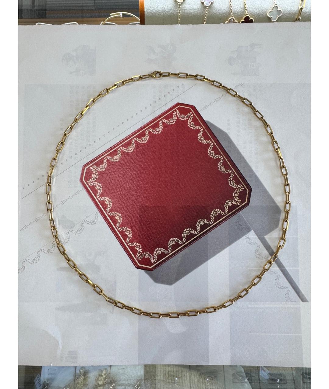 CARTIER Золотое колье из желтого золота, фото 4