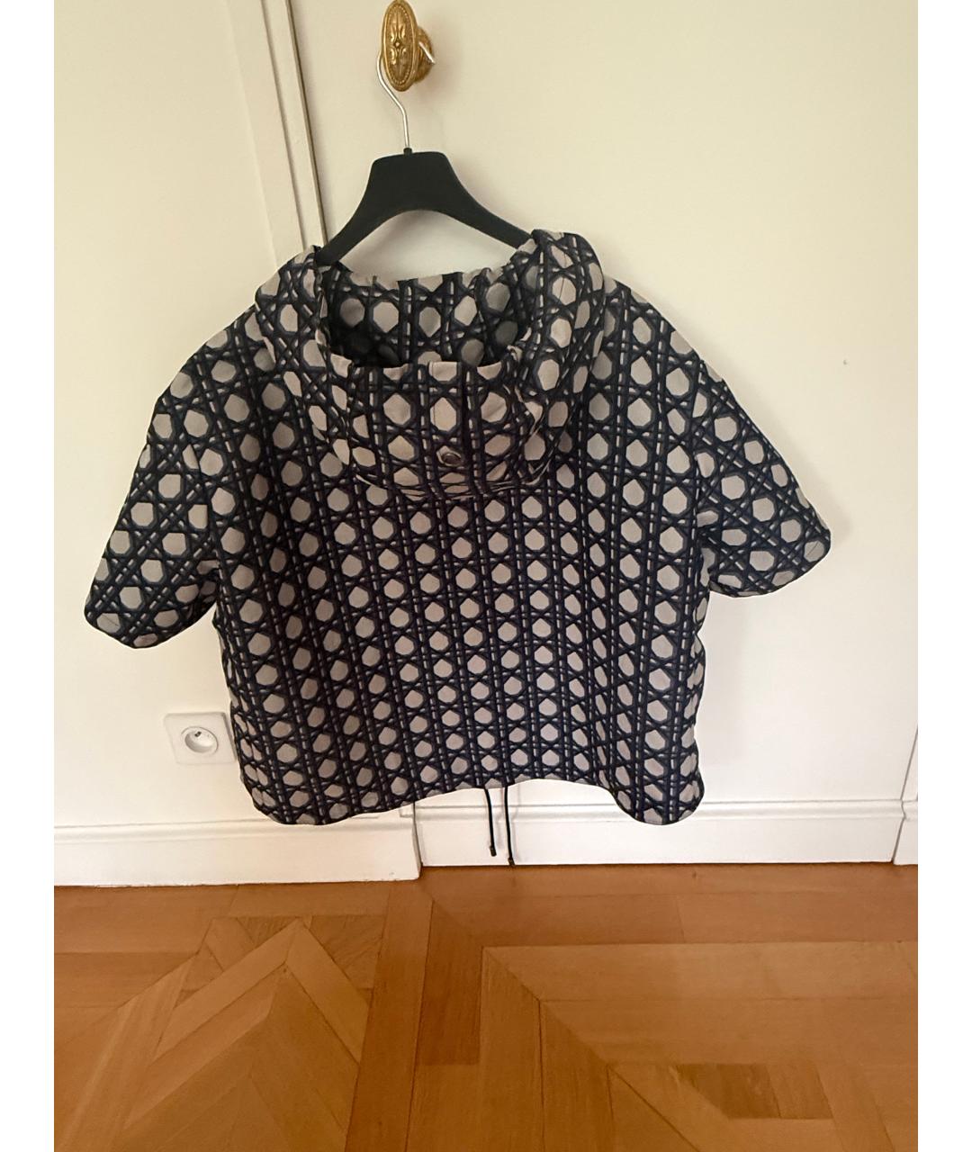 CHRISTIAN DIOR Синяя полиэстеровая парка, фото 2