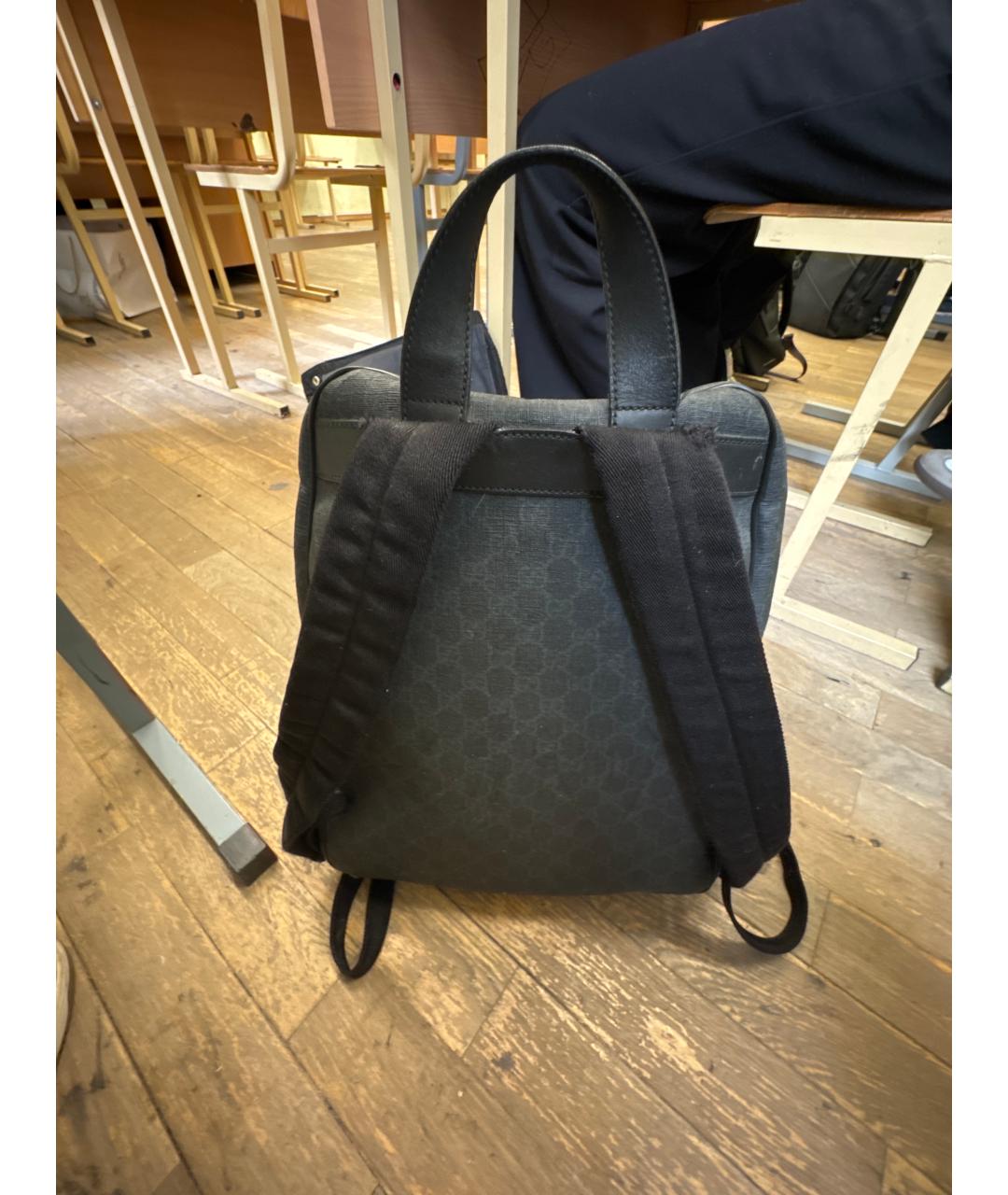 GUCCI Черный рюкзак, фото 3