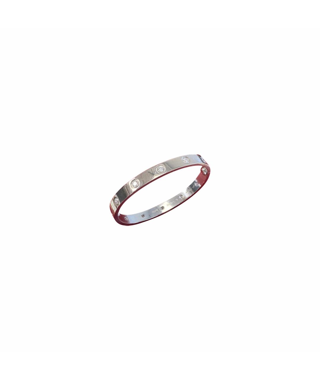 CARTIER Серебряный браслет из белого золота, фото 1
