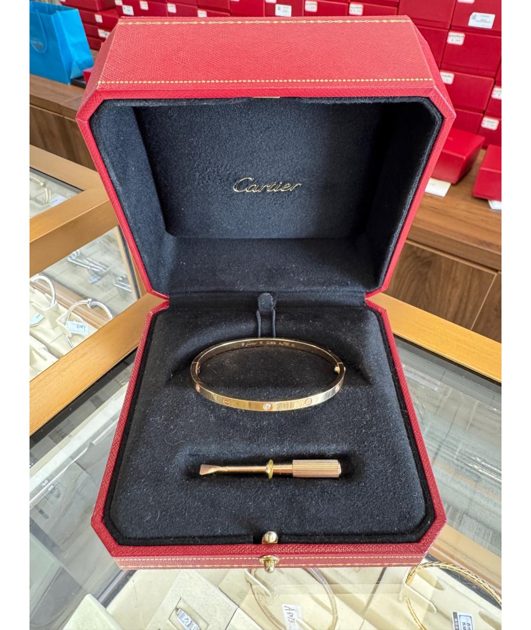 CARTIER Золотой браслет из розового золота, фото 2