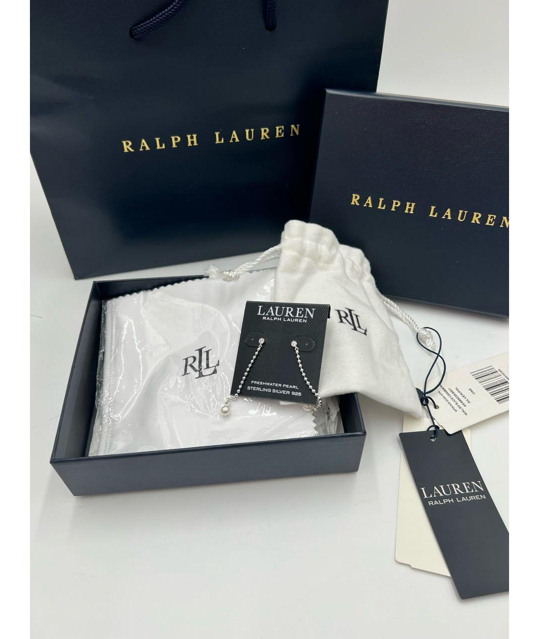 RALPH LAUREN Серебряные серебряные серьги, фото 5