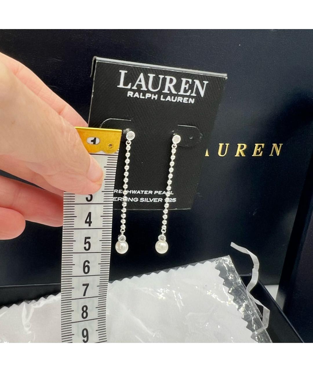 RALPH LAUREN Серебряные серебряные серьги, фото 6