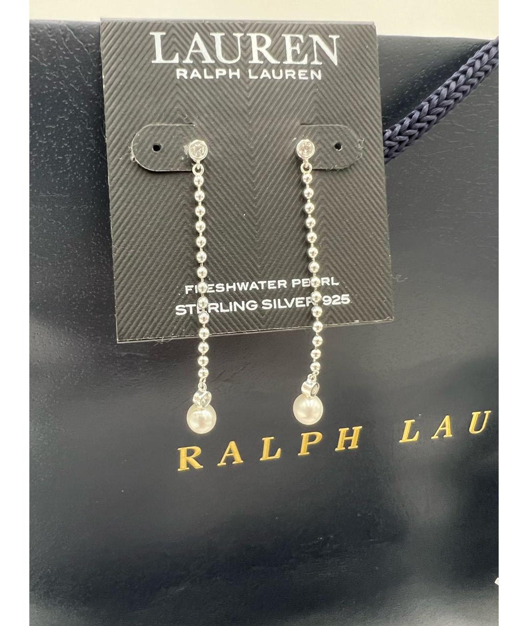 RALPH LAUREN Серебряные серебряные серьги, фото 4