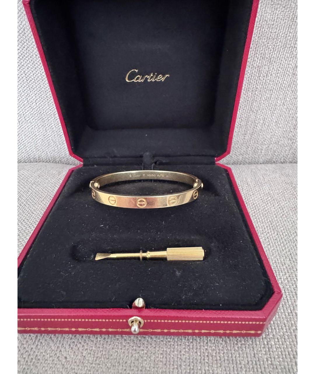 CARTIER Золотой браслет из желтого золота, фото 8