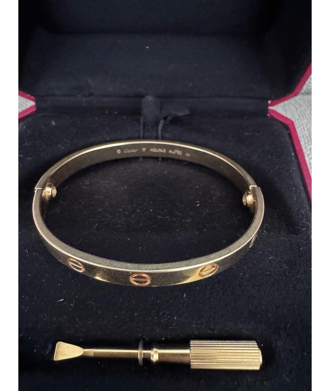 CARTIER Золотой браслет из желтого золота, фото 2
