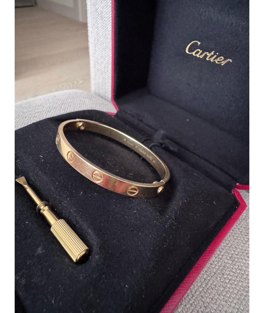 CARTIER Золотой браслет из желтого золота, фото 3