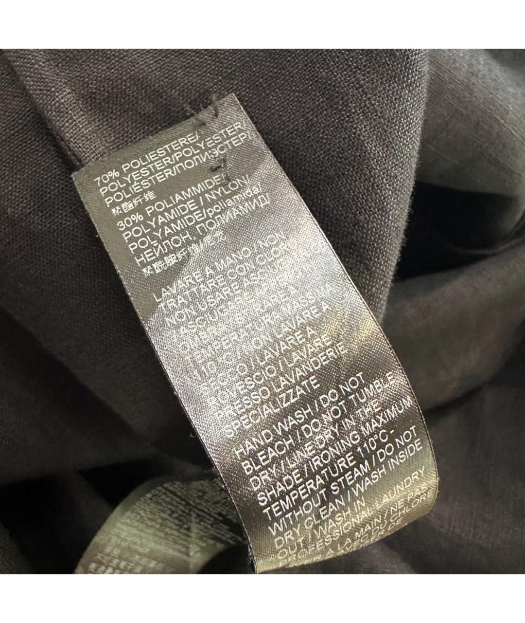 ERMANNO SCERVINO Черная льняная рубашка, фото 7
