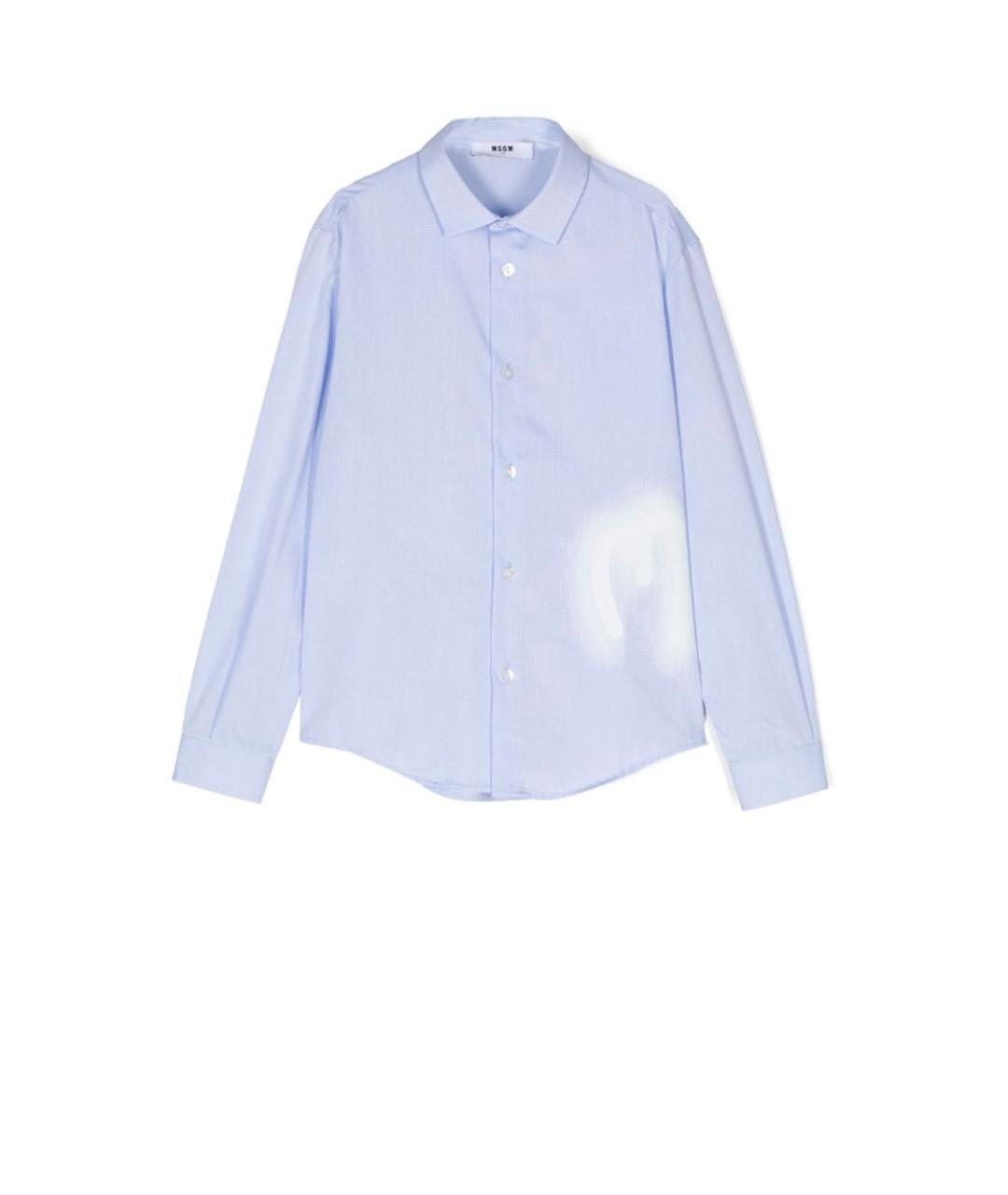 MSGM Голубая рубашка/блузка, фото 1