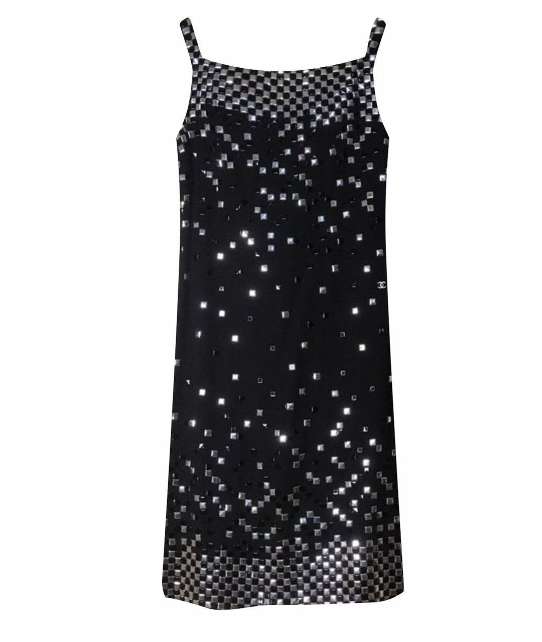 CHANEL Черное шелковое платье, фото 1
