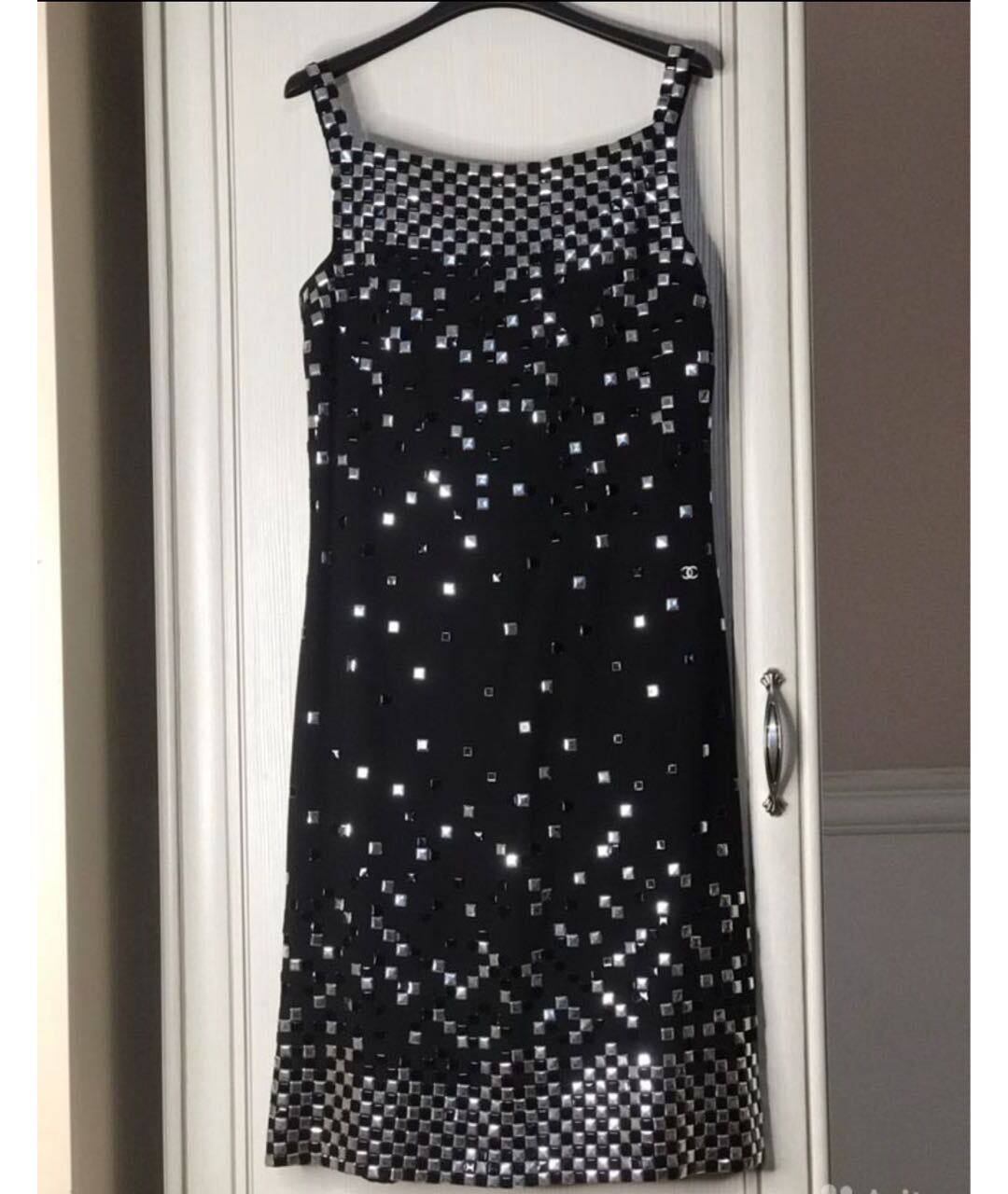 CHANEL Черное шелковое платье, фото 5