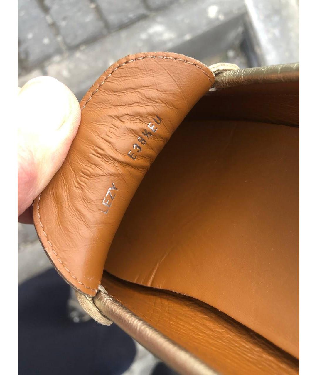 BALLY Серебряные кожаные мокасины, фото 4