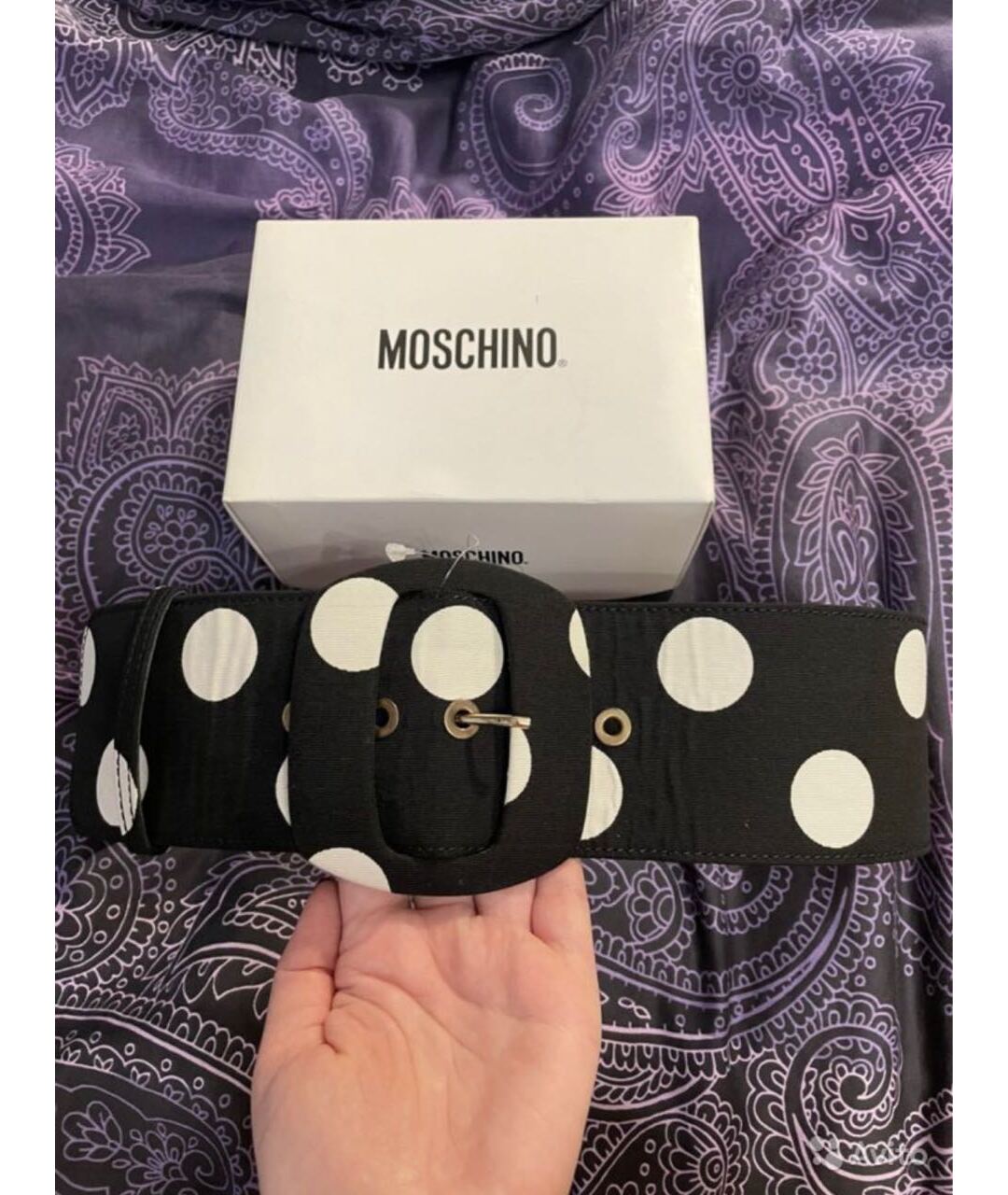 MOSCHINO Мульти кожаный ремень, фото 4