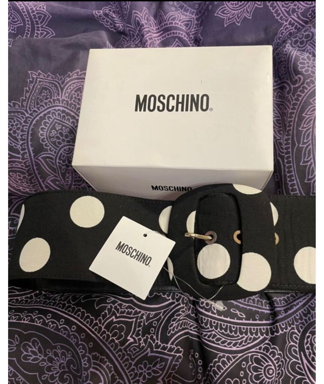 MOSCHINO Мульти кожаный ремень, фото 3