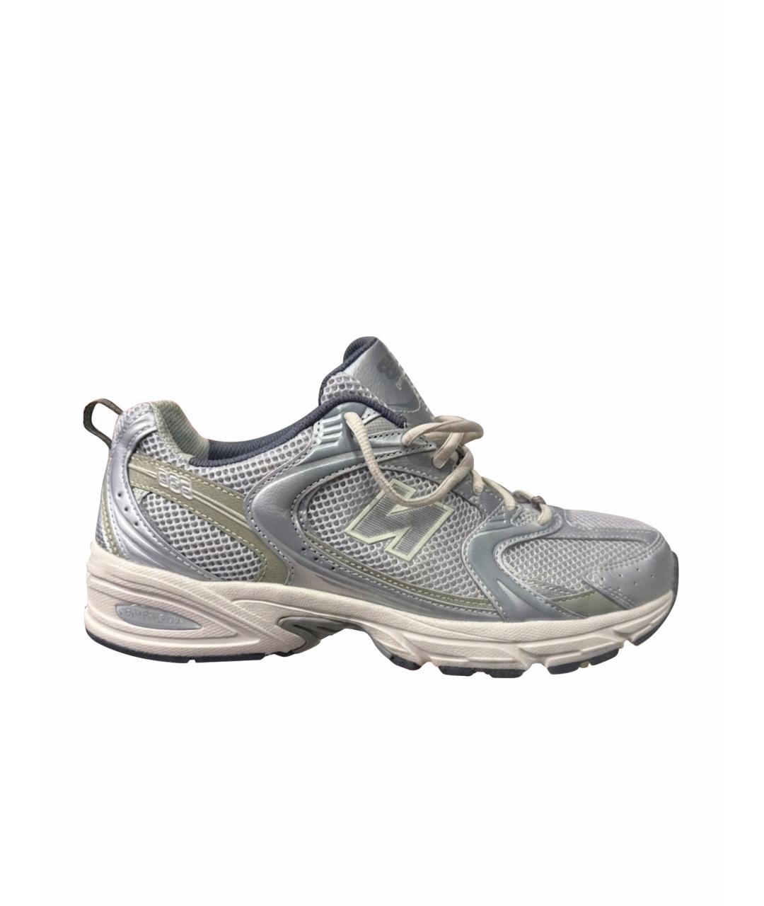 NEW BALANCE Серые низкие кроссовки / кеды, фото 1