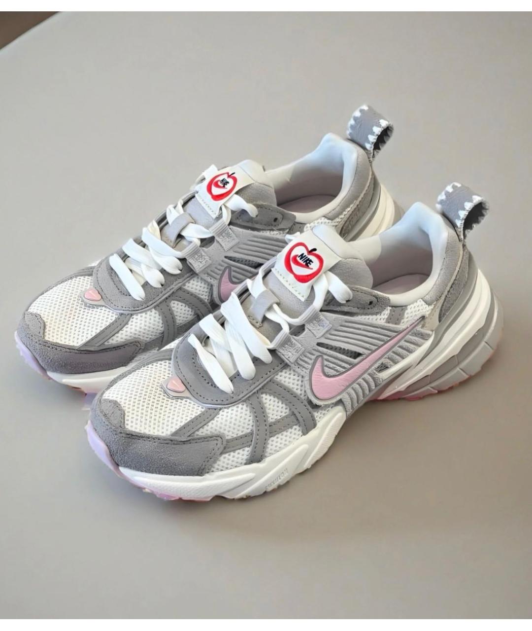 NIKE Серые текстильные кроссовки, фото 5