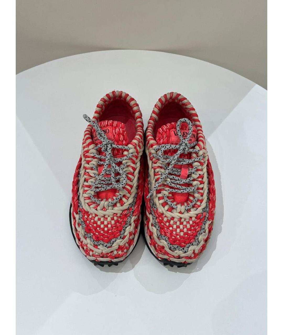 VALENTINO Розовые кроссовки, фото 2
