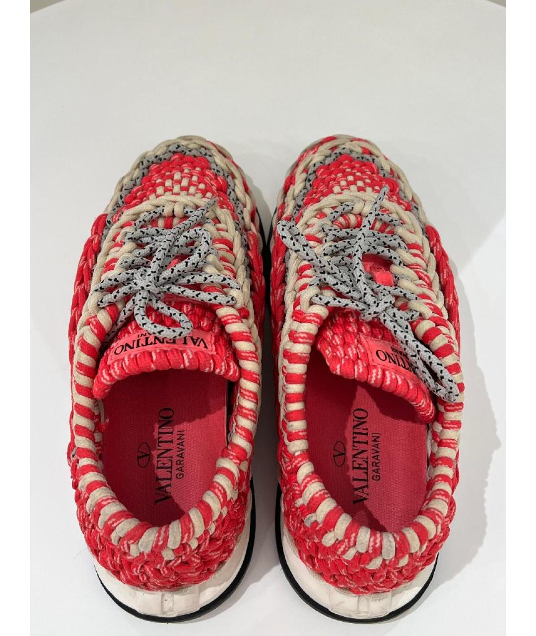 VALENTINO Розовые кроссовки, фото 3