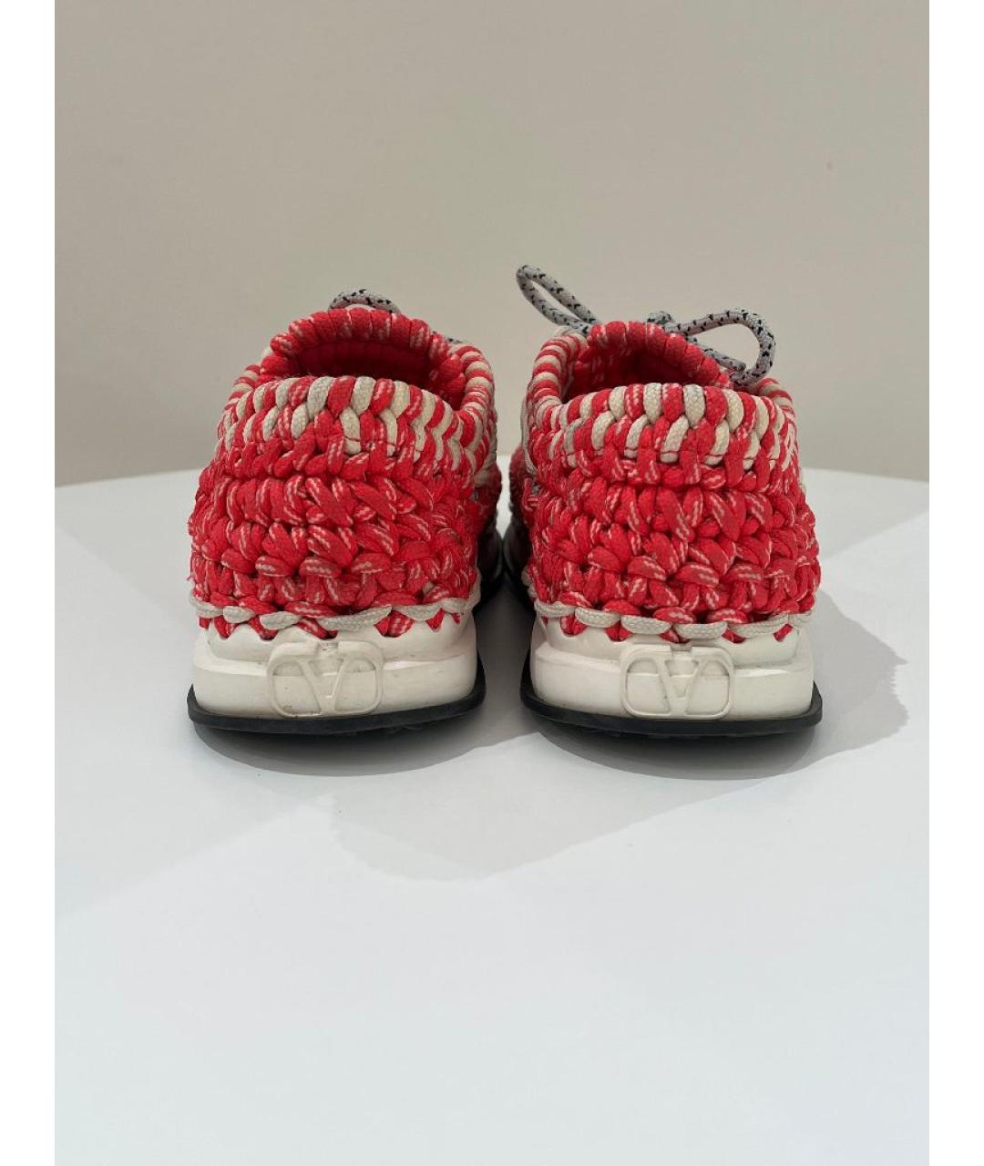 VALENTINO Розовые кроссовки, фото 4