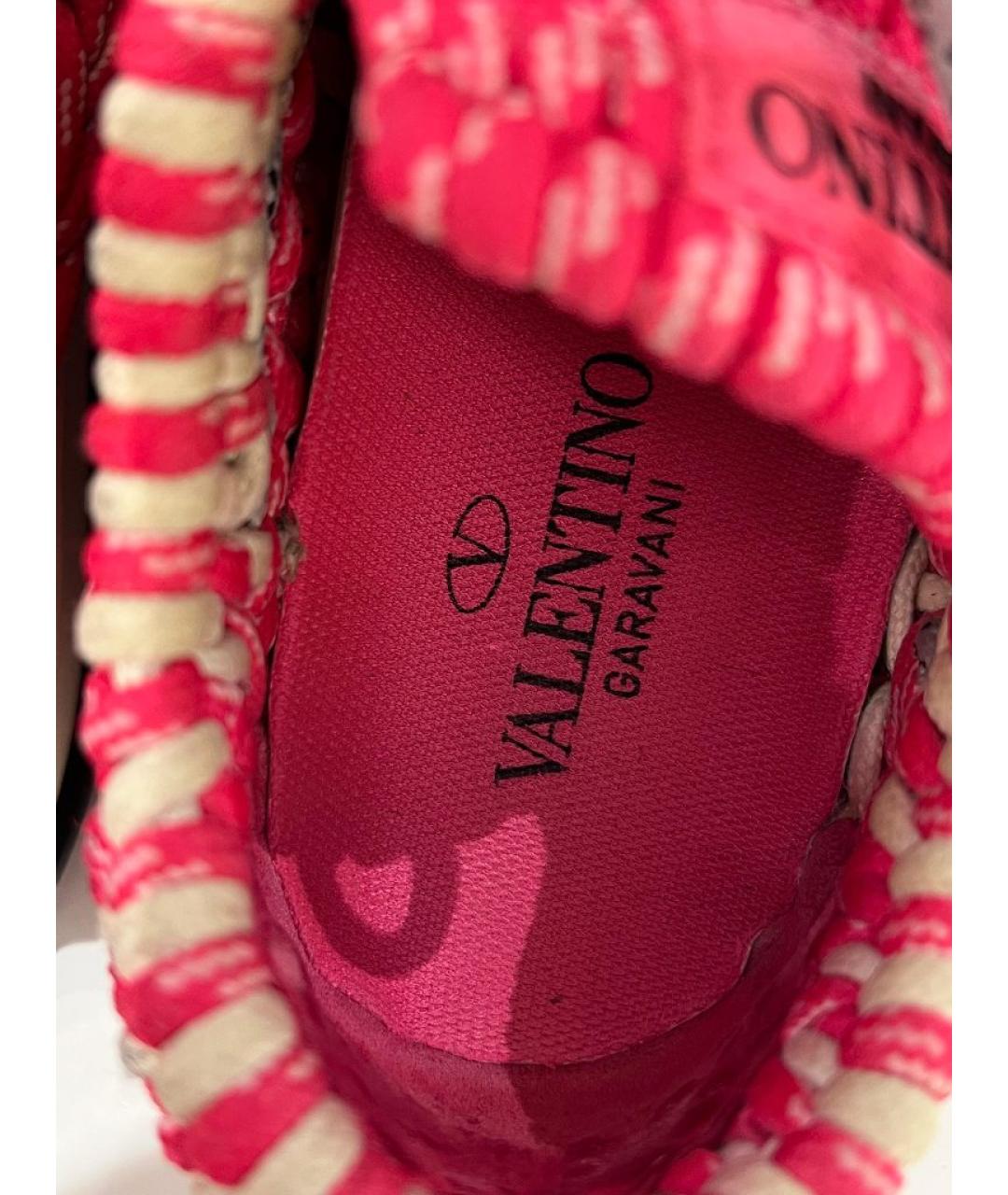 VALENTINO Розовые кроссовки, фото 7