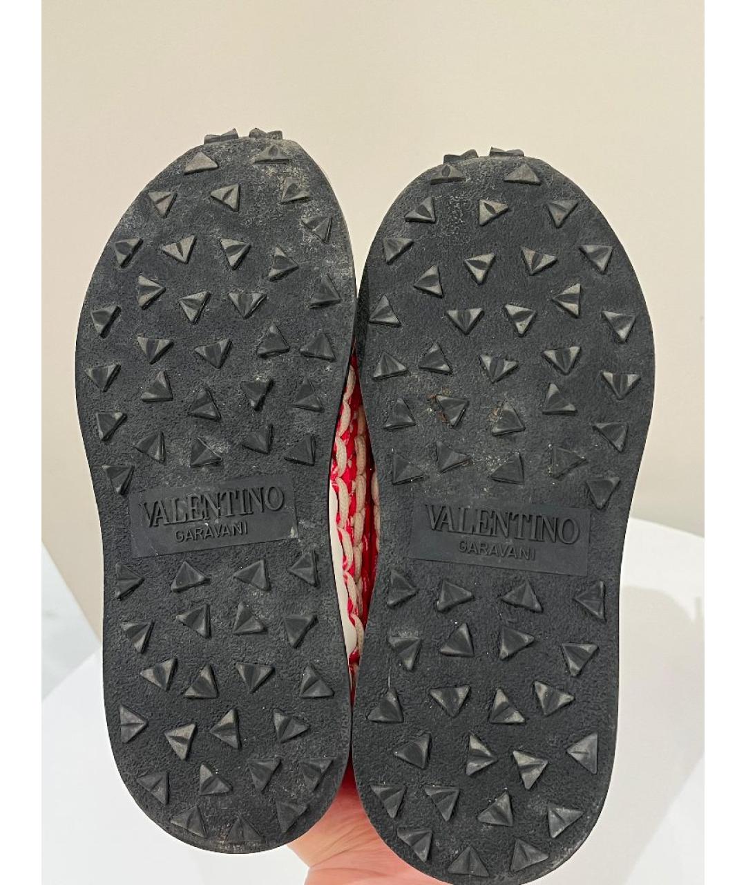 VALENTINO Розовые кроссовки, фото 5