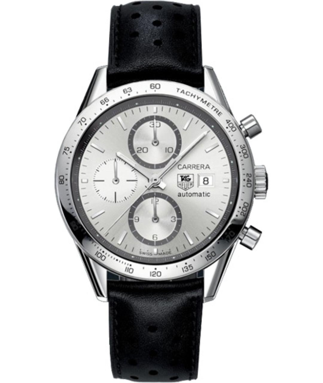 TAG HEUER Серые стальные часы, фото 1