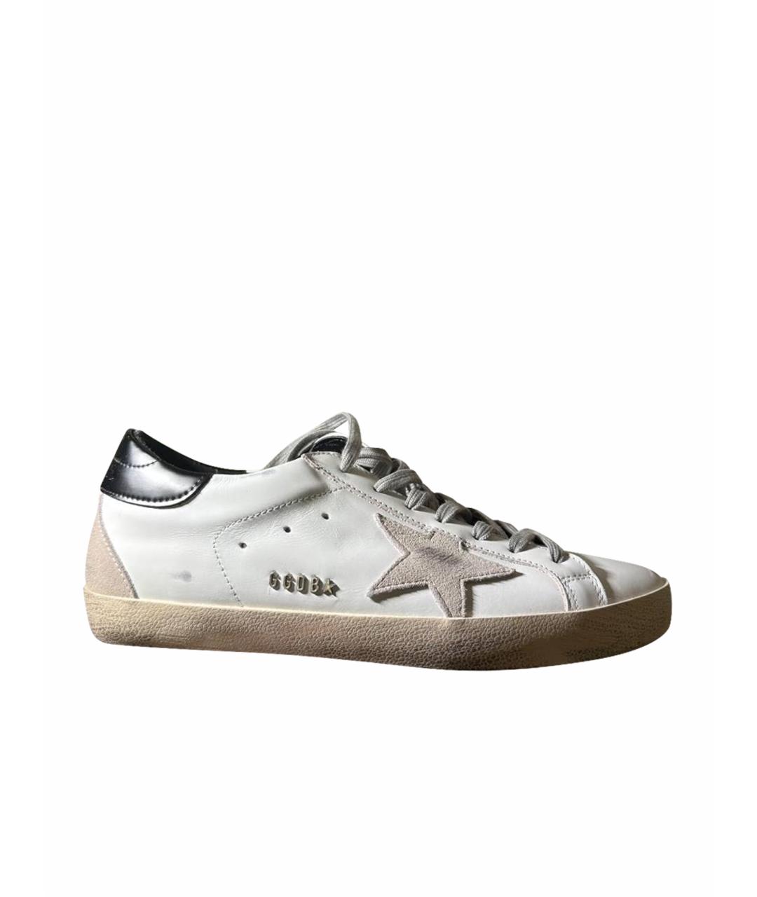 GOLDEN GOOSE DELUXE BRAND Белые высокие кроссовки / кеды, фото 1