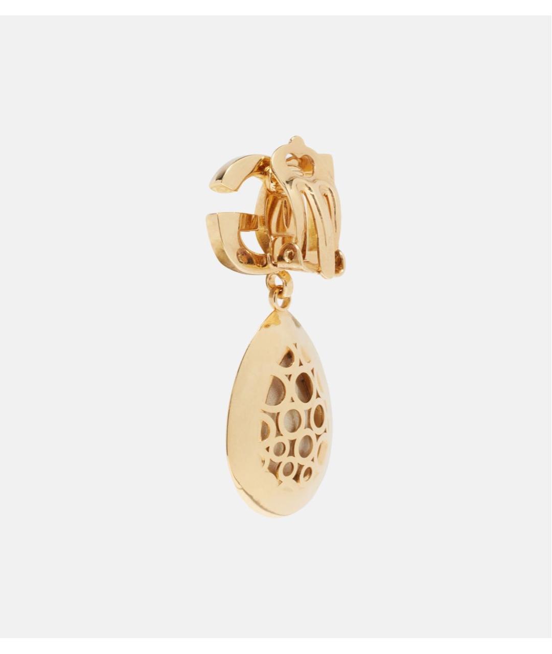 DOLCE&GABBANA Оранжевые латунные серьги, фото 4