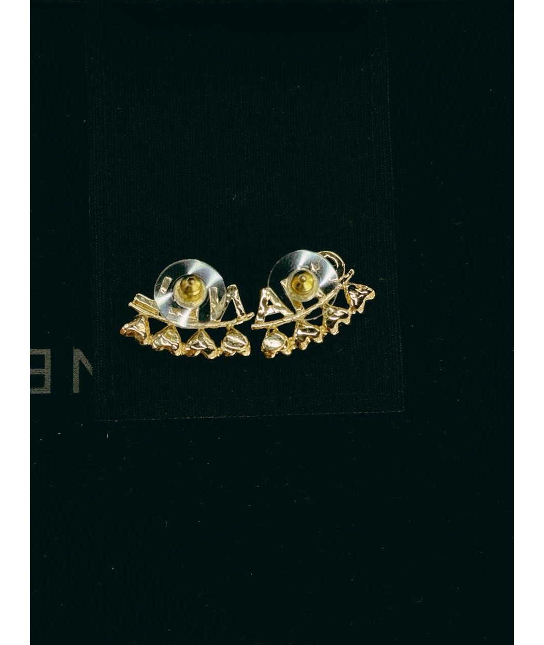 CHANEL Золотые серьги, фото 3