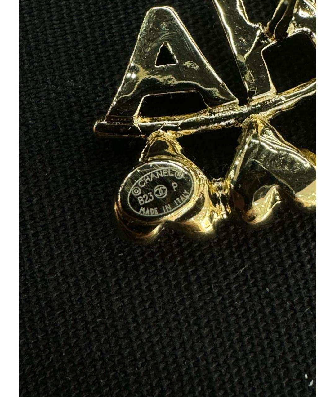 CHANEL Золотые серьги, фото 4