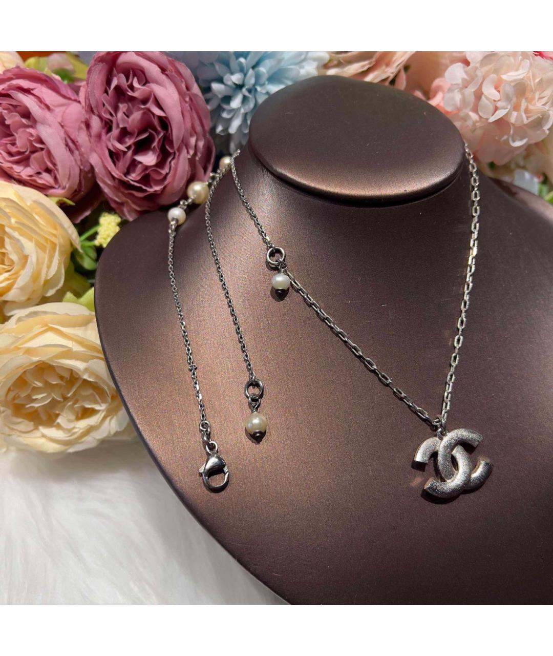 CHANEL Серебряное колье, фото 5