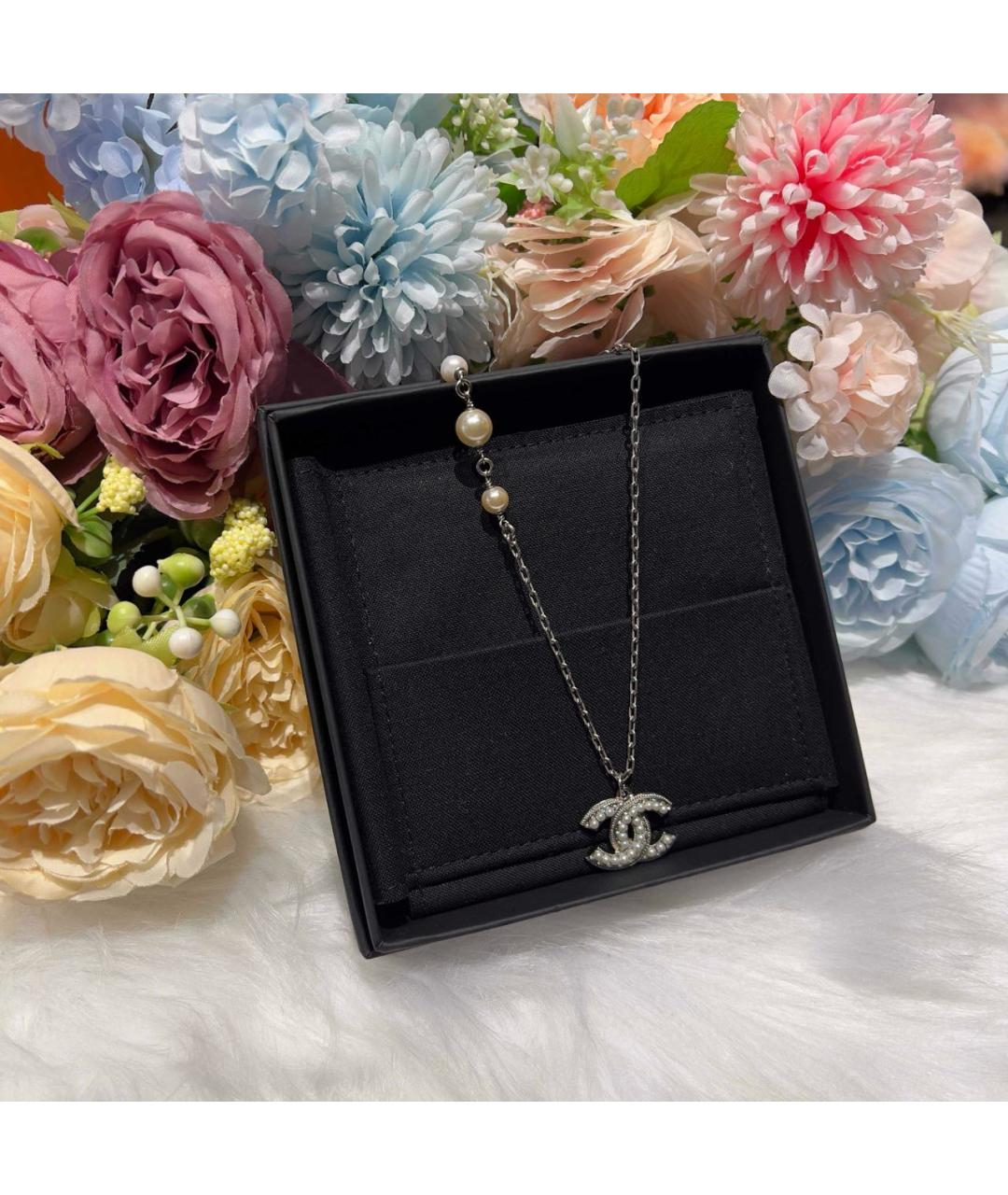 CHANEL Серебряное колье, фото 2