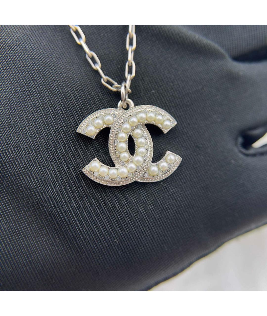 CHANEL Серебряное колье, фото 6