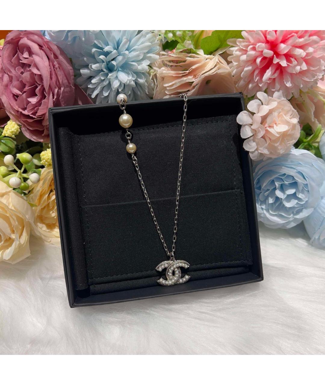 CHANEL Серебряное колье, фото 3