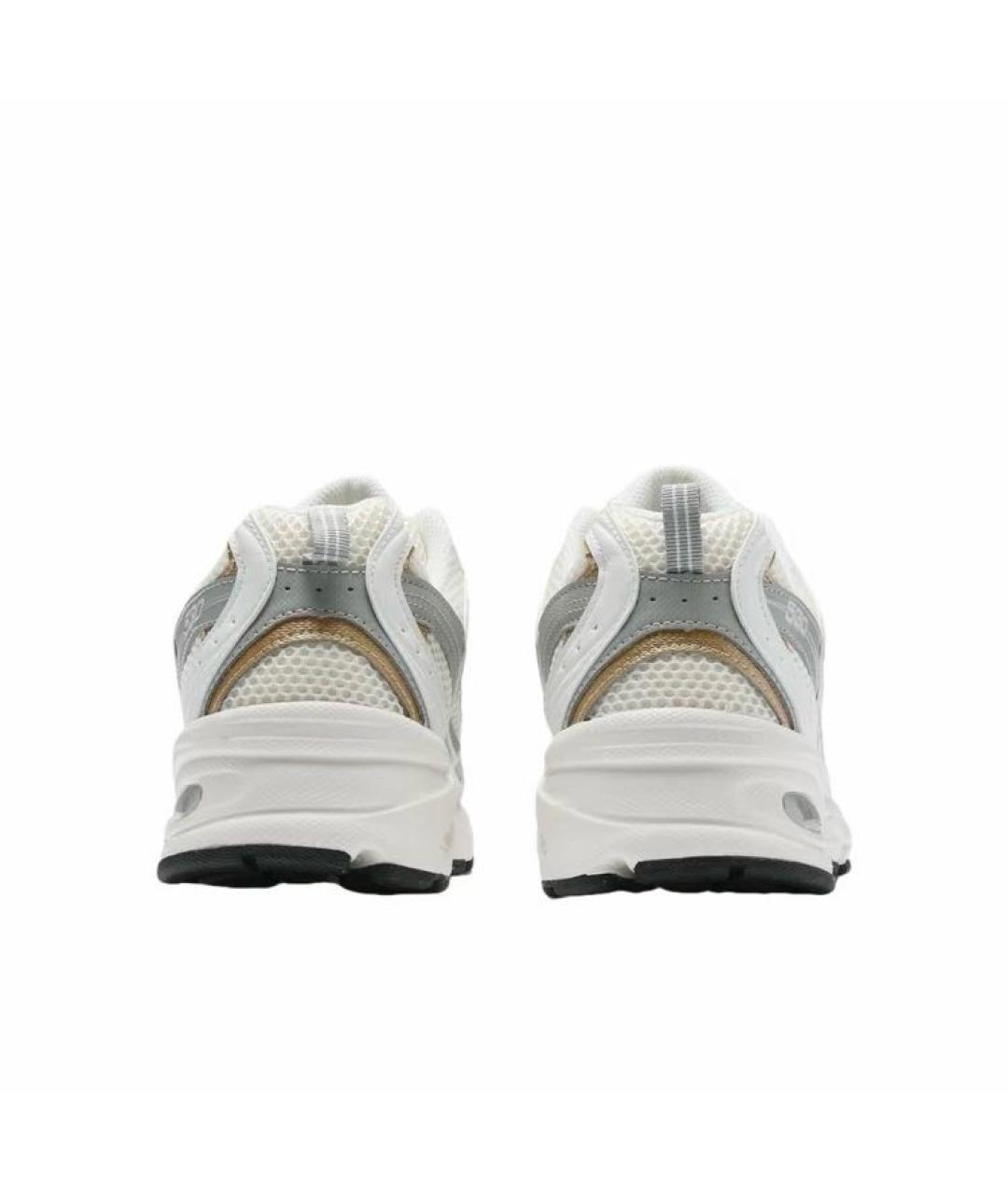 NEW BALANCE Белые текстильные кроссовки, фото 4