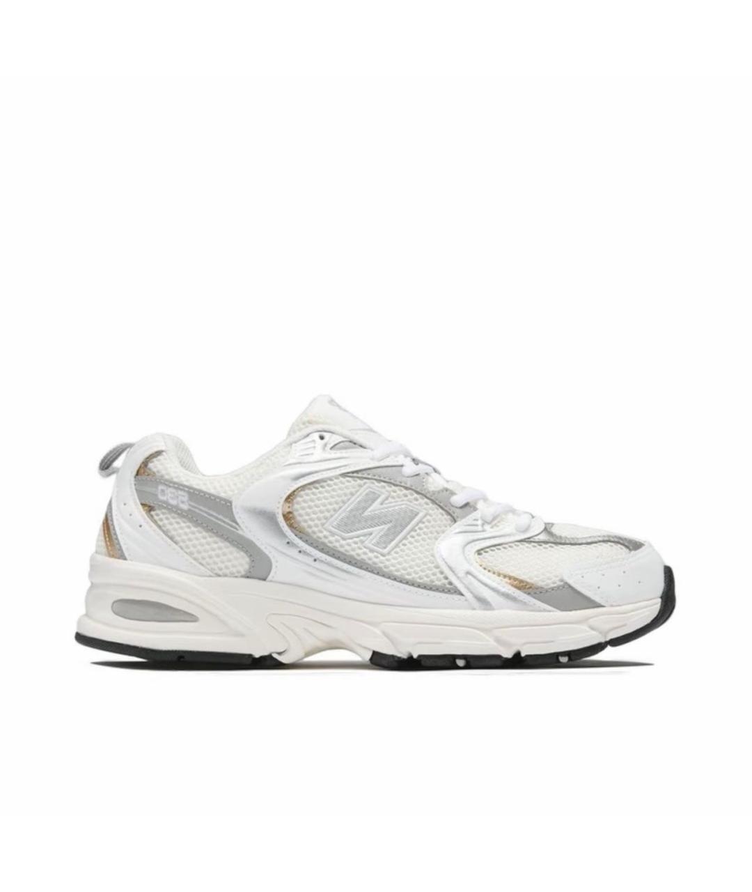 NEW BALANCE Белые текстильные кроссовки, фото 1
