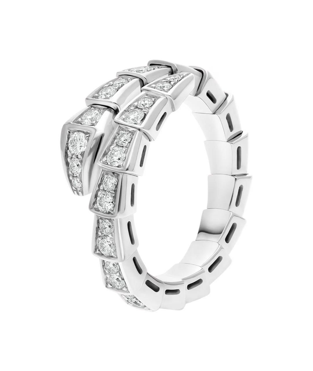 BVLGARI Серебряное кольцо из белого золота, фото 1