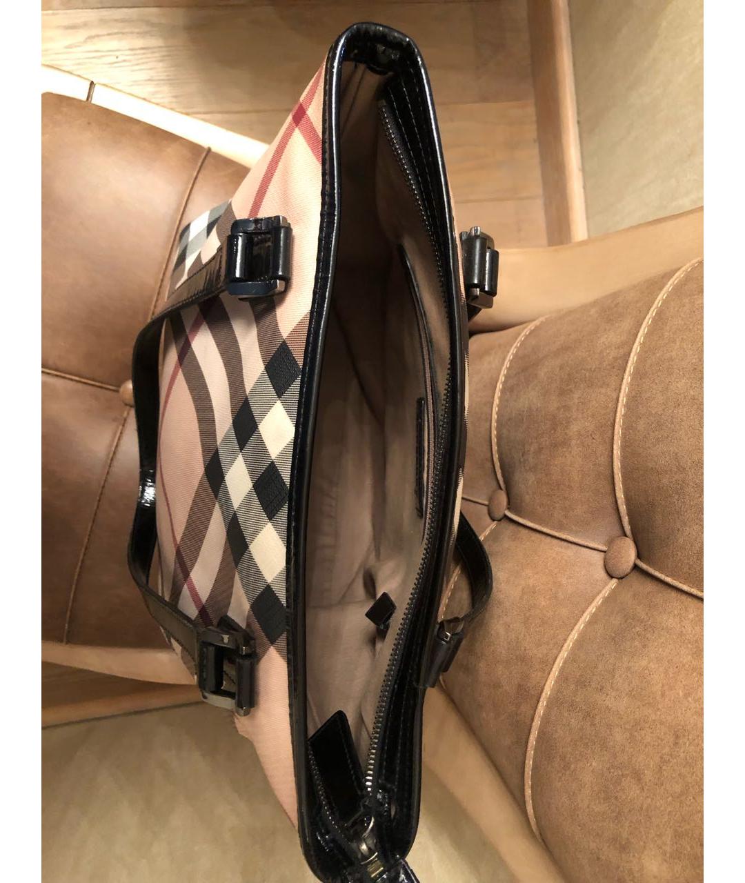 BURBERRY Бежевая сумка тоут, фото 4