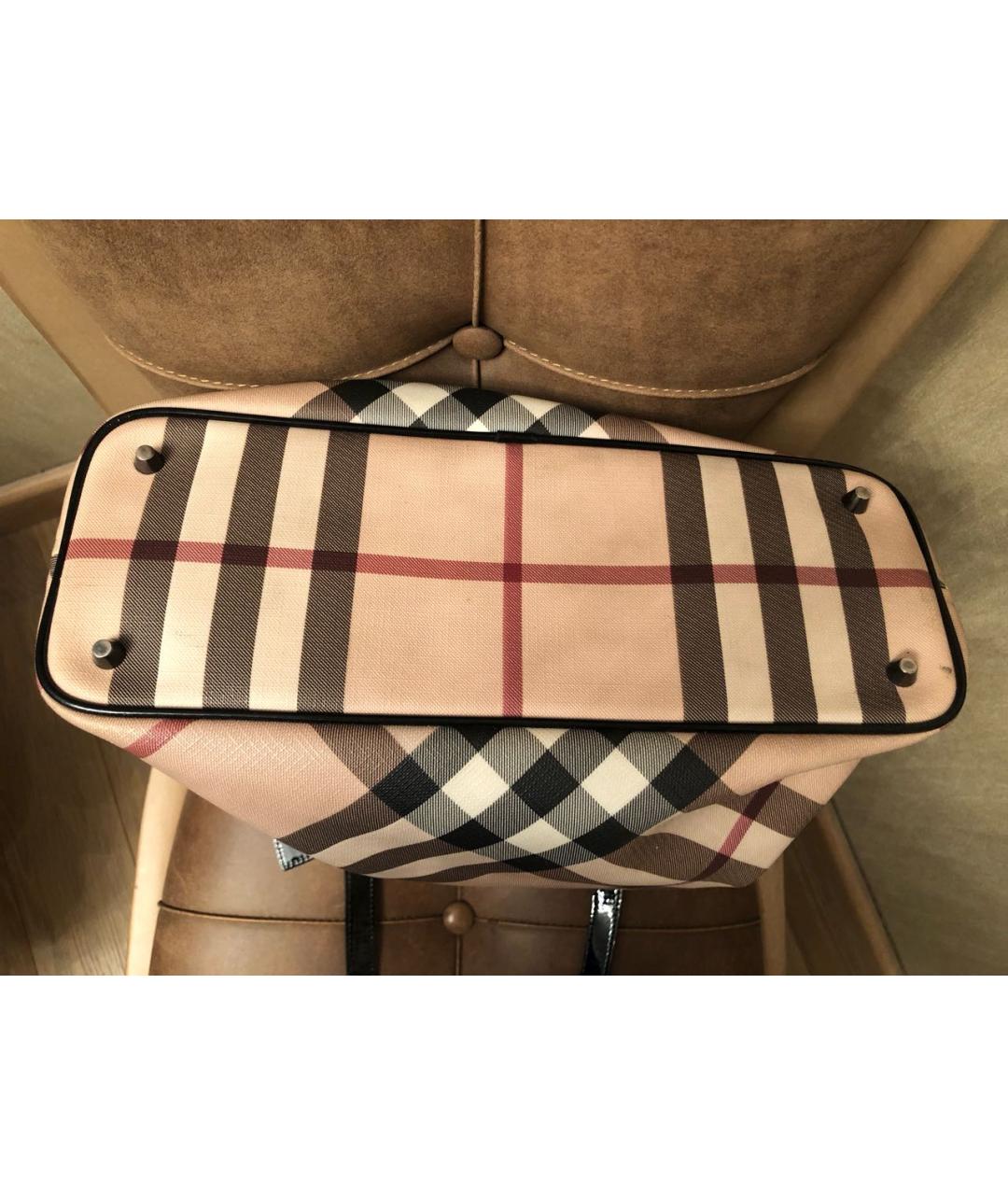 BURBERRY Бежевая сумка тоут, фото 6