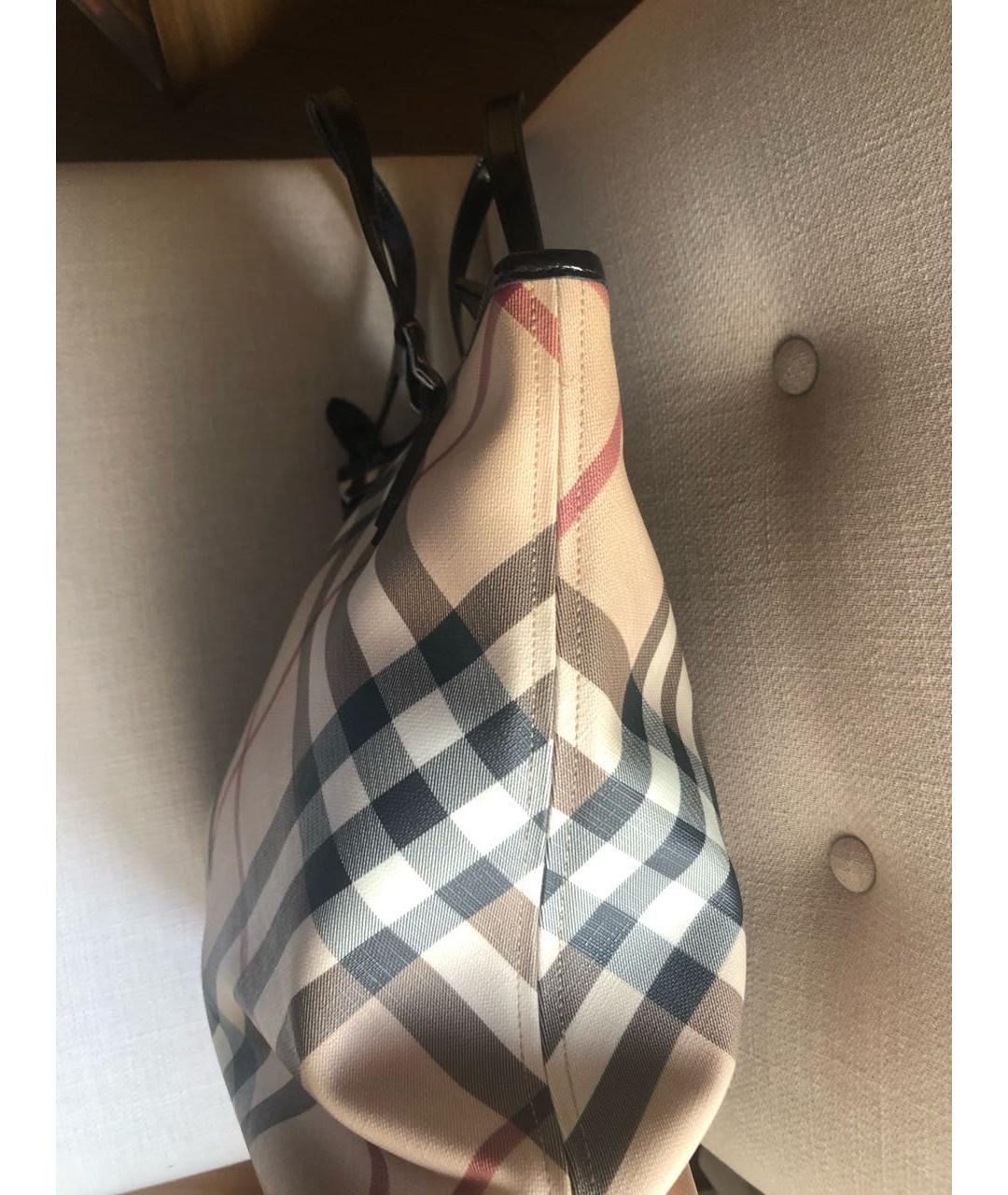 BURBERRY Бежевая сумка тоут, фото 7