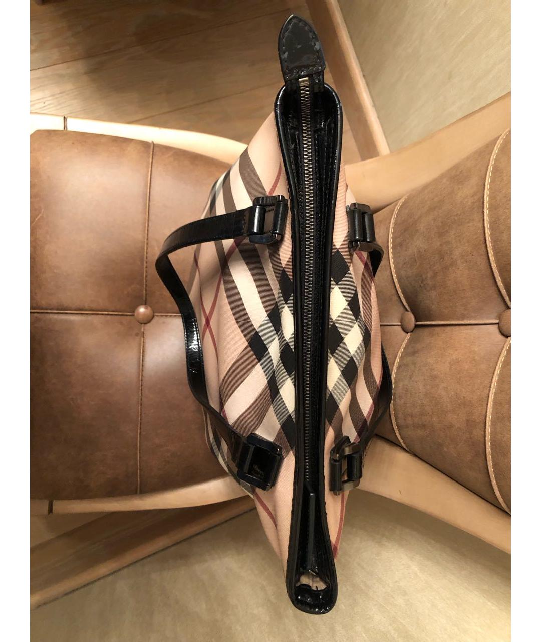 BURBERRY Бежевая сумка тоут, фото 3
