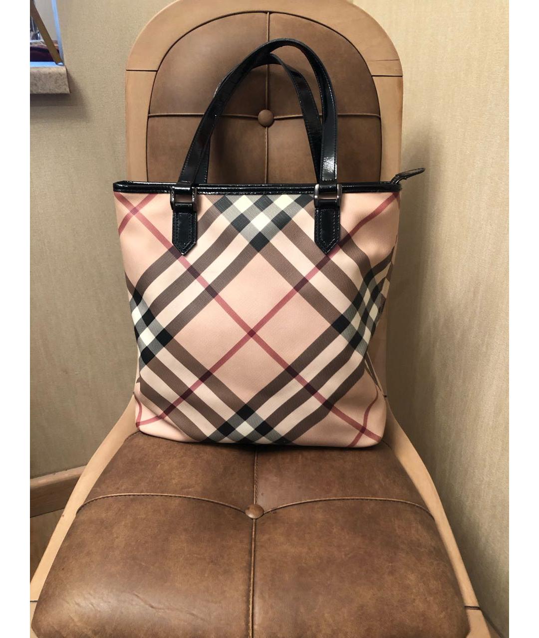 BURBERRY Бежевая сумка тоут, фото 9