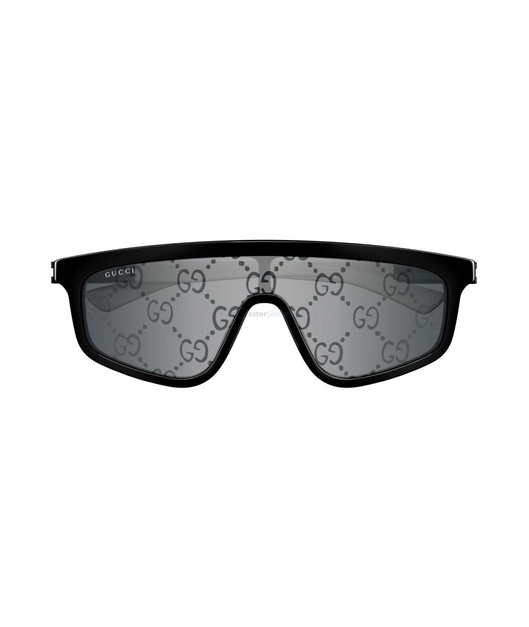 GUCCI Черные пластиковые солнцезащитные очки, фото 1