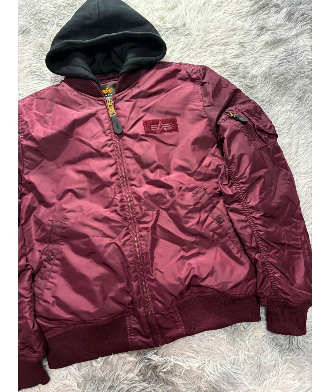 ALPHA INDUSTRIES Фиолетовая хлопковая куртка, фото 2