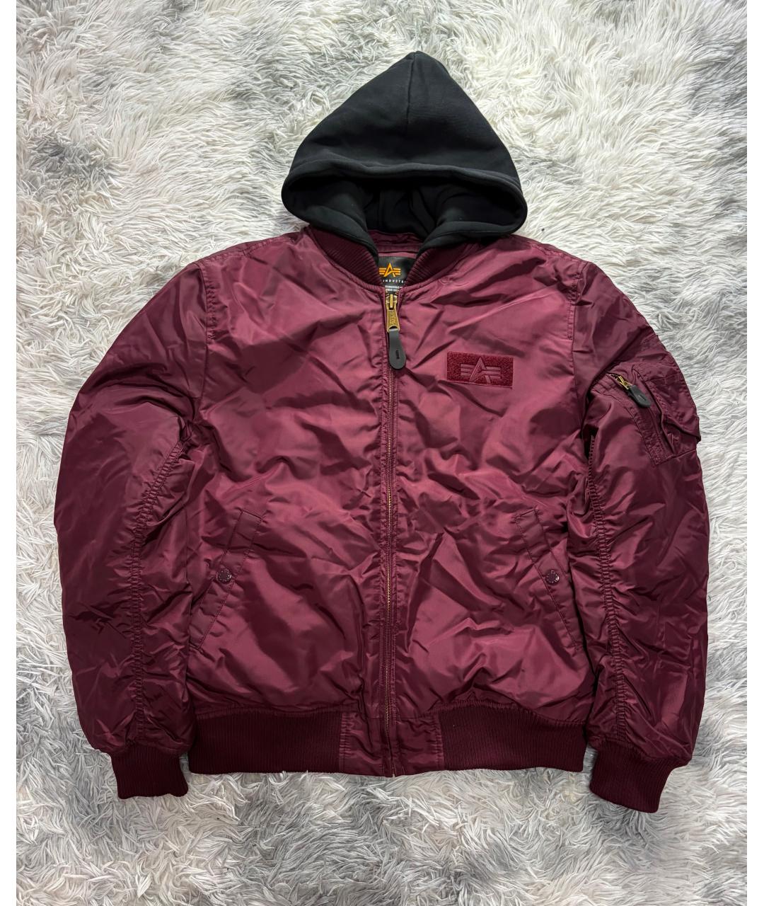 ALPHA INDUSTRIES Фиолетовая хлопковая куртка, фото 9