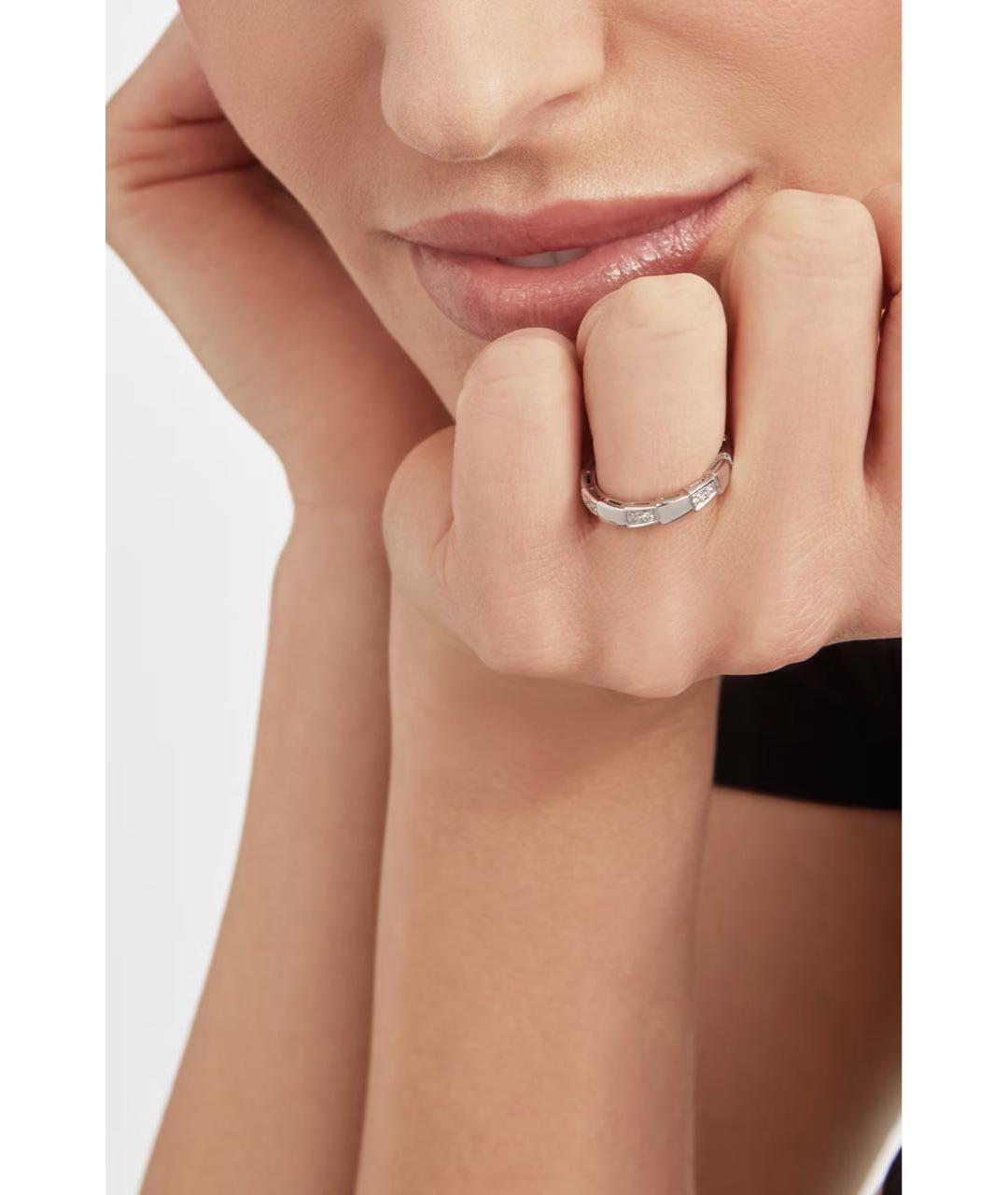 BVLGARI Серебряное кольцо из белого золота, фото 3