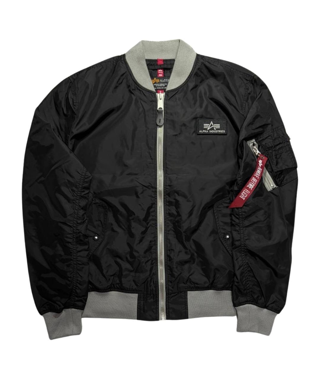 ALPHA INDUSTRIES Черная хлопковая куртка, фото 1