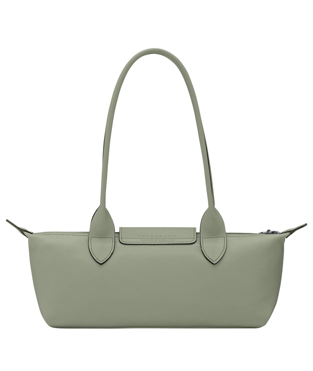 LONGCHAMP Зеленая кожаная сумка через плечо, фото 2