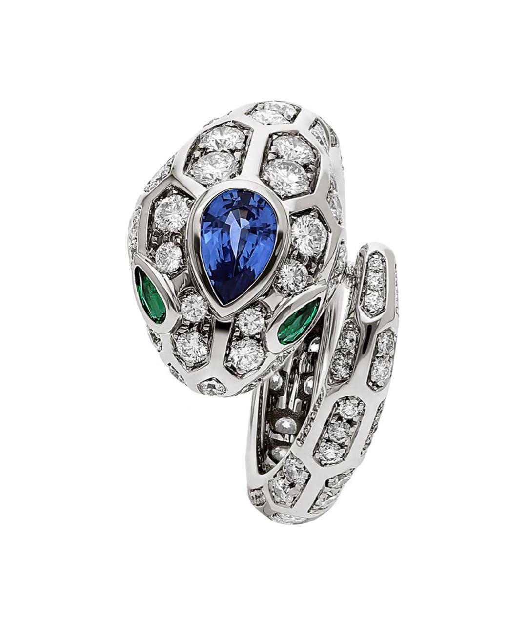 BVLGARI Серебряное кольцо из белого золота, фото 2